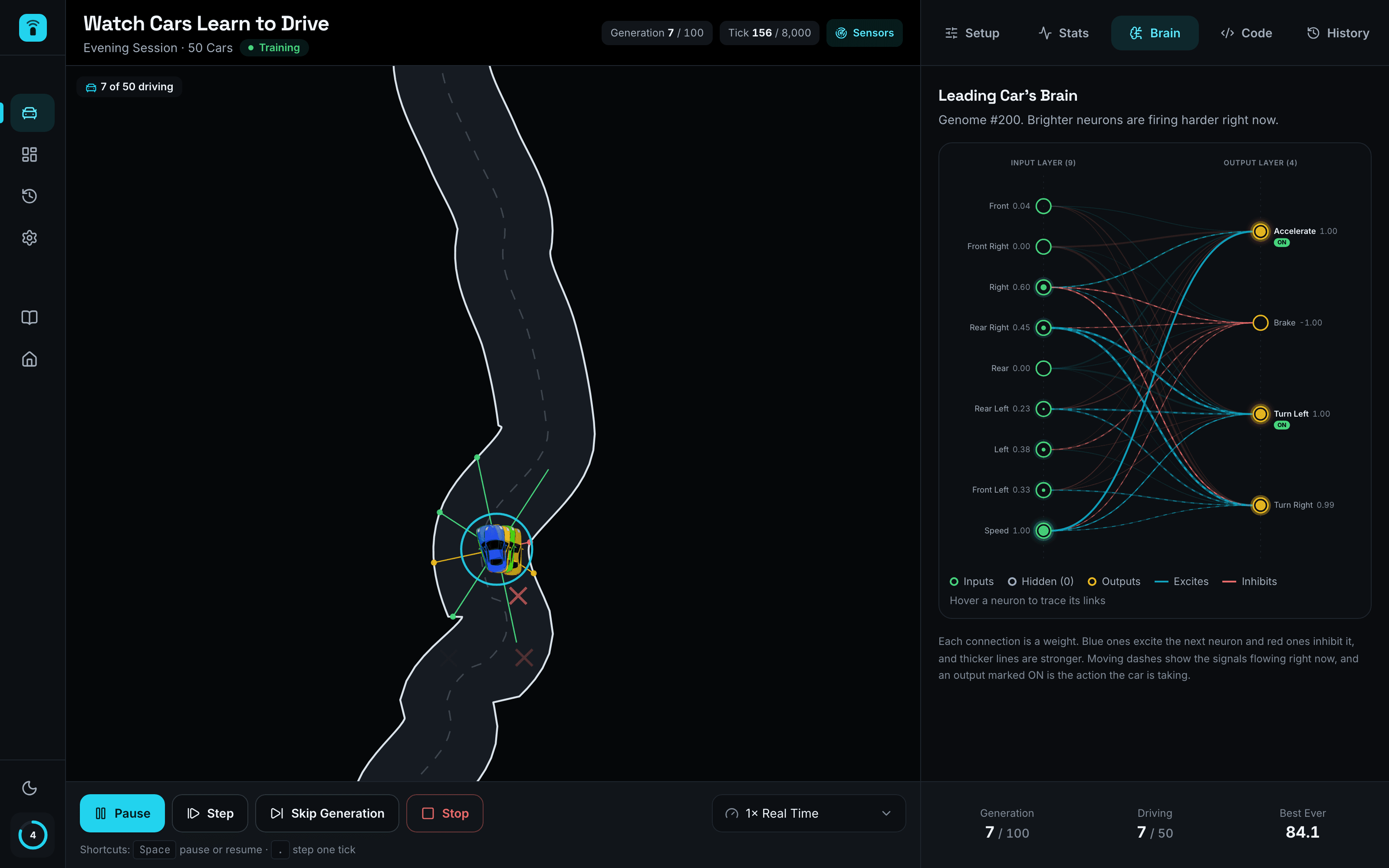 Self-Driven Car screenshot